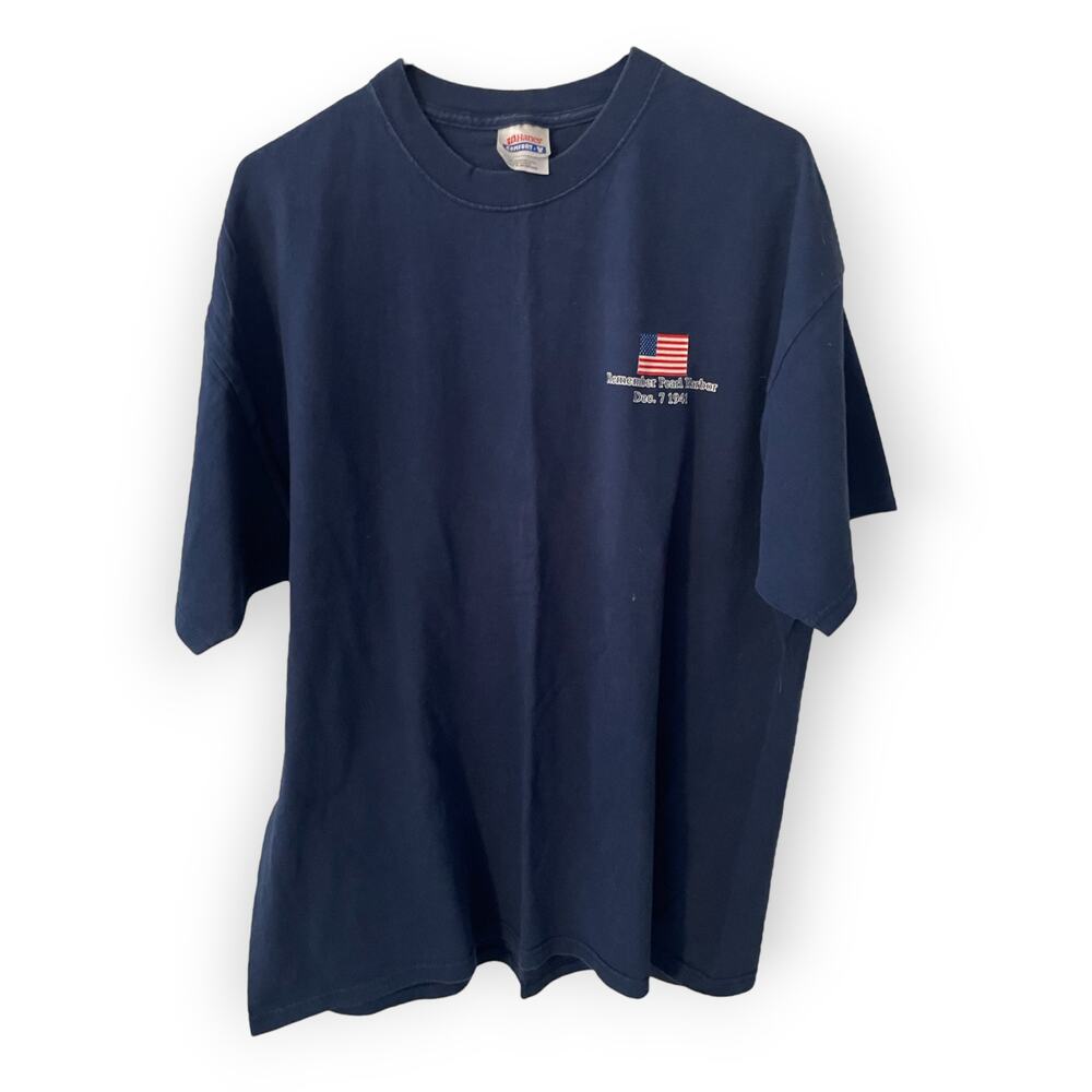 Hanes Men's Graphic Tee shirt Pearl Harbor Size XL EUC